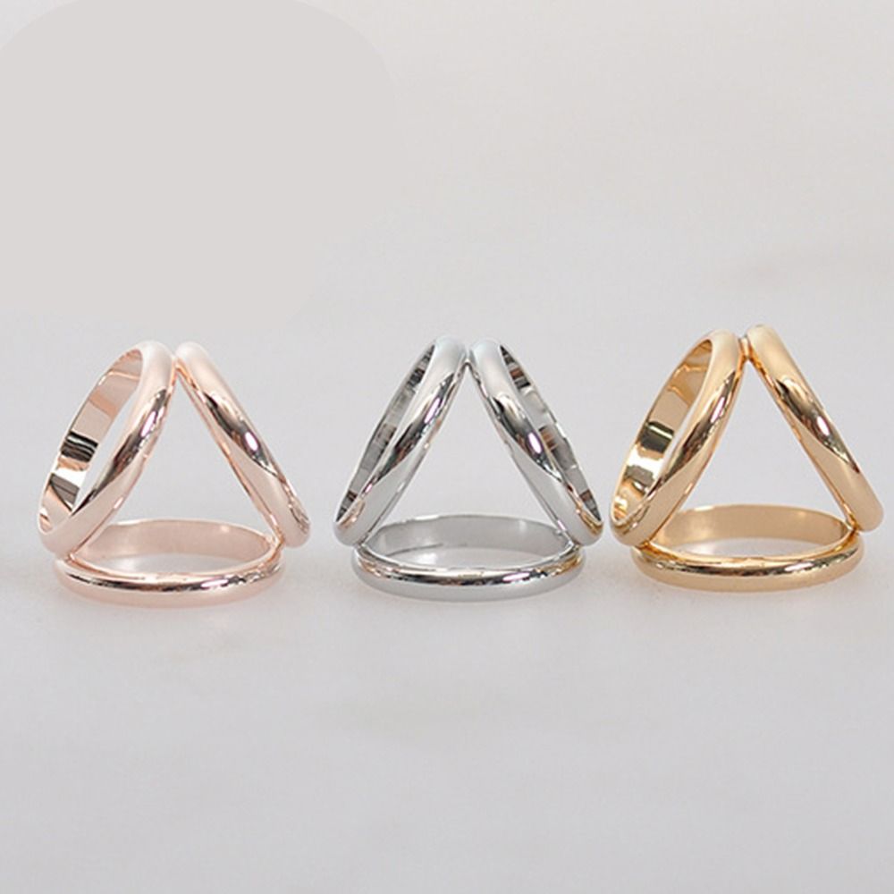 Multifunctional Three-Ring Scarves Buckle Zinc Zinc Alloy  Romantic   Christmas Day Gift