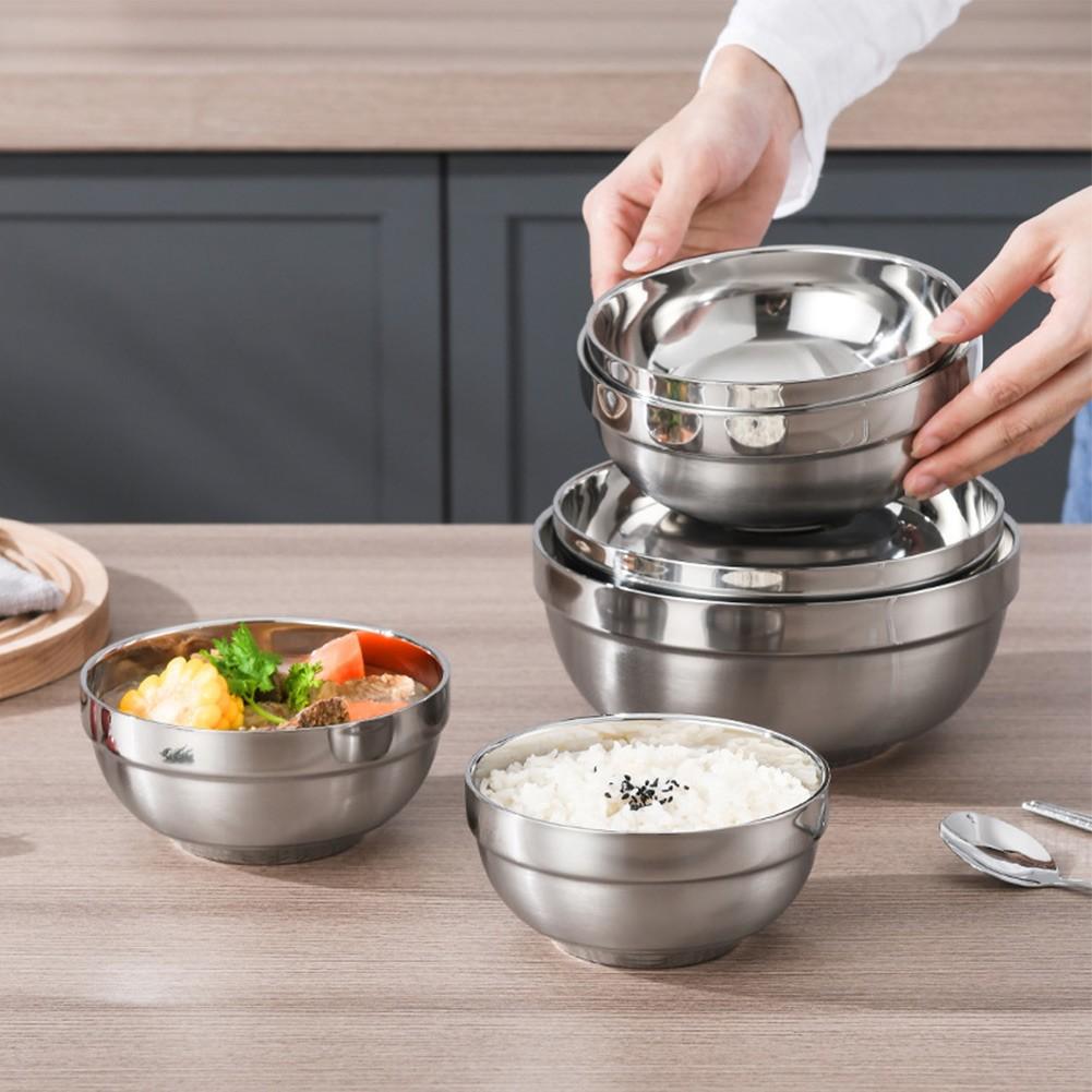 Elegant Stainless Steel Salad Bowl Add a Touch of Sophistication To Your Table
