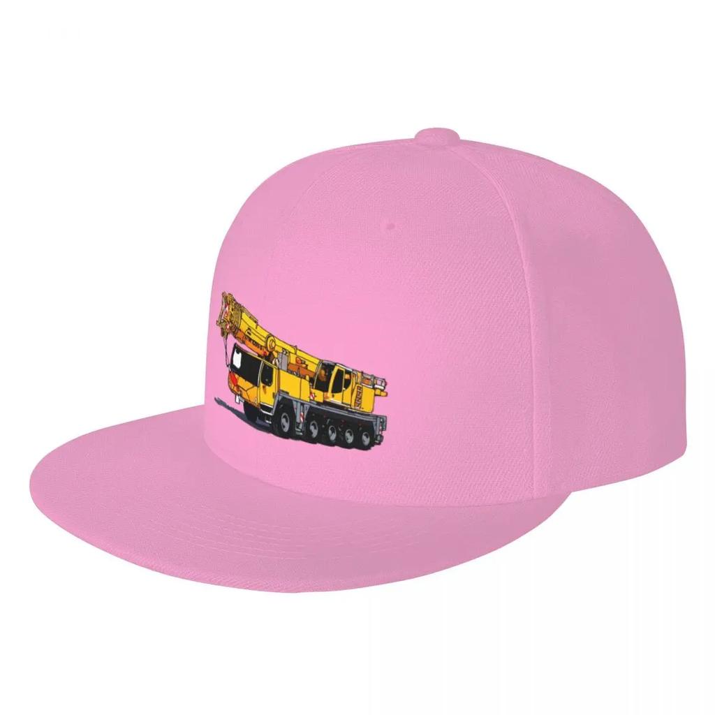 Liebherr Heavy Crane Baseball Caps Snapback Fashion Baseball Hats Breathable Casual Casquette Outdoor for Unisexs And Womens