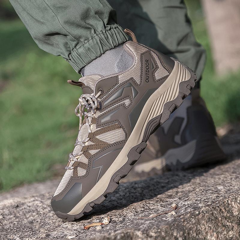 Couples Outdoor Sneakers Trekking Camping Sports Shoes Breathable Mesh Climbing Shoes Fashion Anti-slip Hiking Shoes