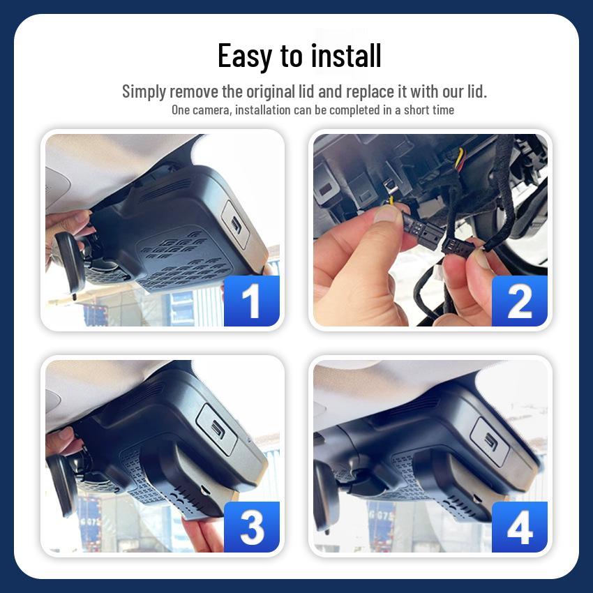4K Ultra HD Night Vision Dual Dash Cam for 2026 Chery Tiggo 8 Kunpeng