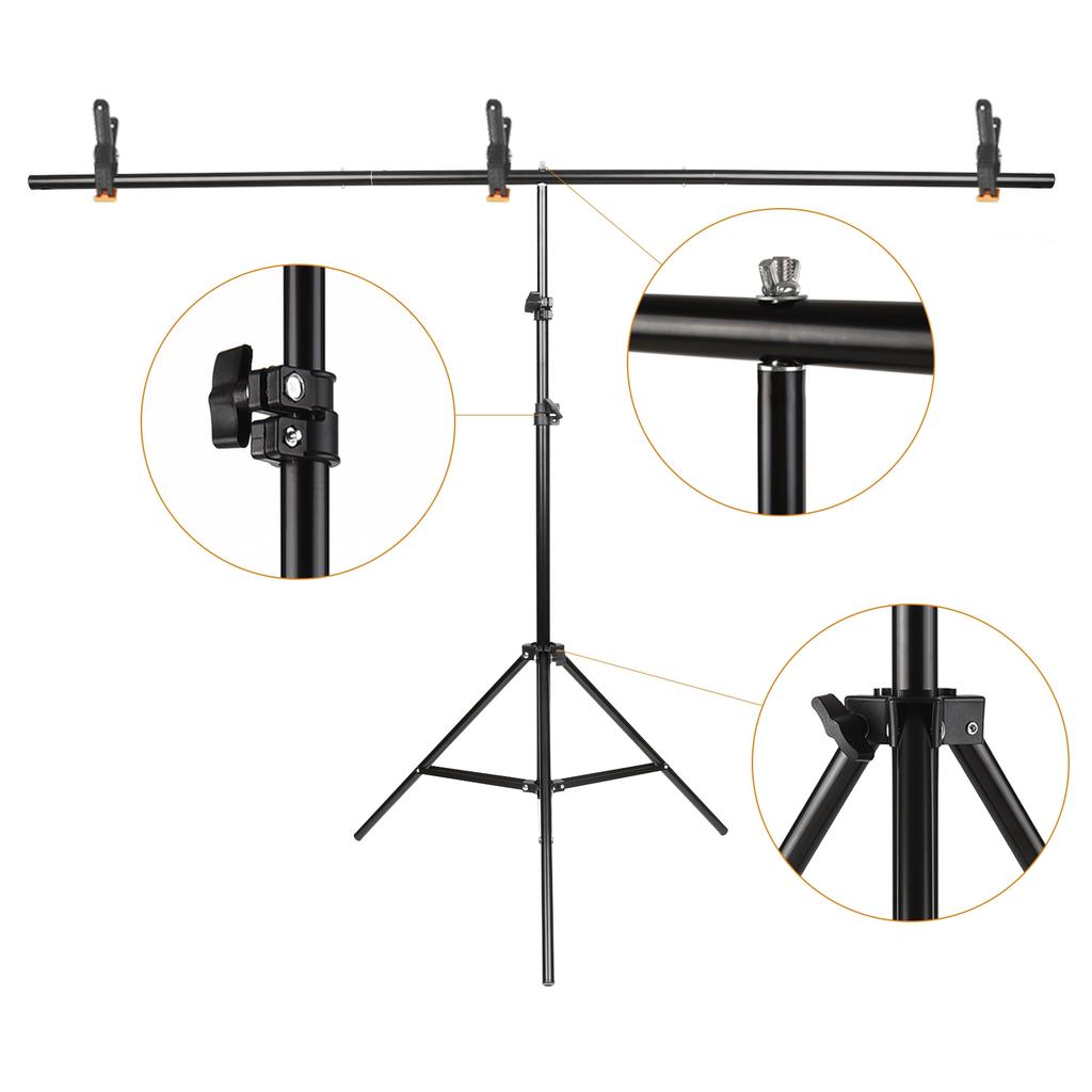 Photography Backdrop Set Lightweight Multifunctional Professional Green Photo Background Cloth with Stand