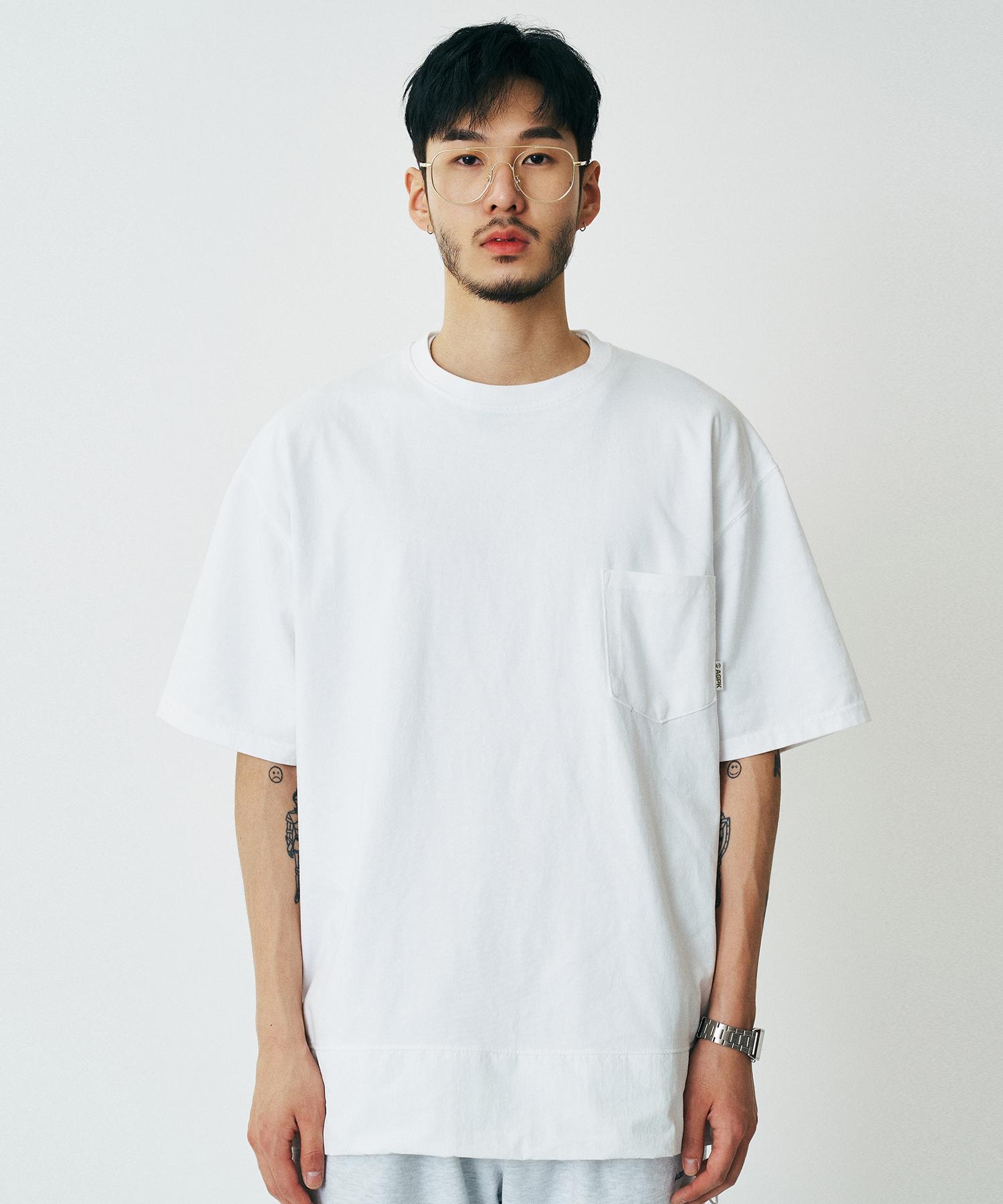Agent Pick Layered Crew Neck T-Shirt Ivory M