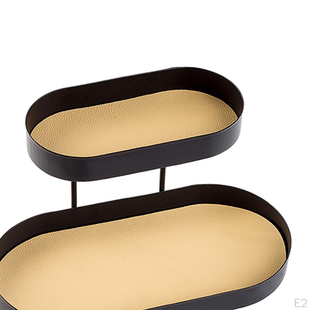 Creative Cupcake Serving Tray Light Luxury North European Stainless Steel Fruit Candy Plate for