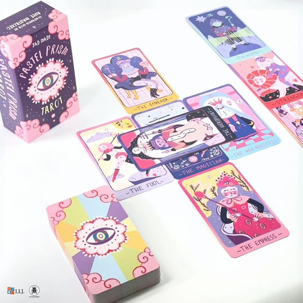 Tarot Cards 78 Cards Waite Edition Tarot Fortune Telling Prism Japanese Instruction Manual Included I.I.J [Pastel Tarot] [Genuine]