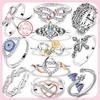 Rings New Copper Rings Bow Love Heart Stars Moon Sparkling Zircon Rings Ideal For Women Party Wedding Jewellery Gift