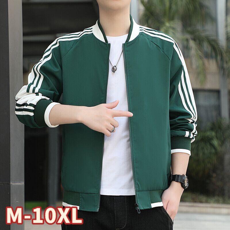 Jacket Men 'S Baseball Collar Fashion Sports Top Men 'S Large Size Casual Stand Collar Men 'S Jacket