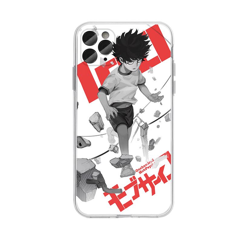 Mob Psycho 100 iPhone Case for iPhone 11/12 - Kageyama Shigeo & Reigen Arataka Design