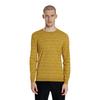 FILA Printed Round Neck Knitted Sweater Men sweater Sea-Daisy-Yellow F11M412401F-MT