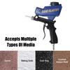 Pneumatic Blasting Gun Set Handheld Gravity Sandblasting Gun Rust Blasting Device Adjustable Blasting Machine Pneumatic Sandblasting Set