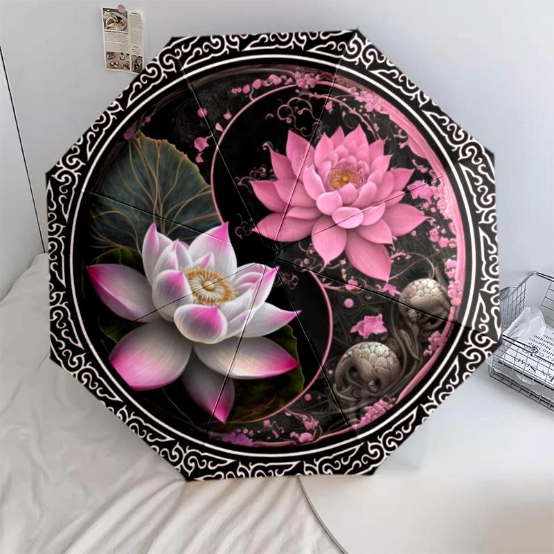 

1 шт. Автоматична складана парасолька - Мультяшний візерунок, Портативна та складана конструкція з 8 спицями, Різдвяні подарунки на День народження