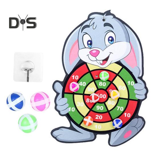 Țintă cu Animale pentru Copii Minge Lipicioasă Sigură Distracție în Interior/Exterior Joc de Coordonare Concentrare Jucărie Cadou pentru Petrecere în Familie