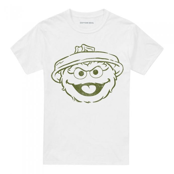 Sesame Street Unisex Adult Oscar The Grouch Mono T-Shirt