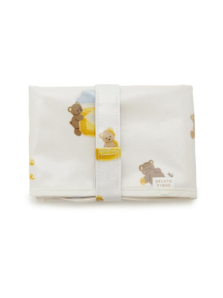 Gelato Pique Honey Bear Diaper OWHT Sheet, PBGG254698, Women's,