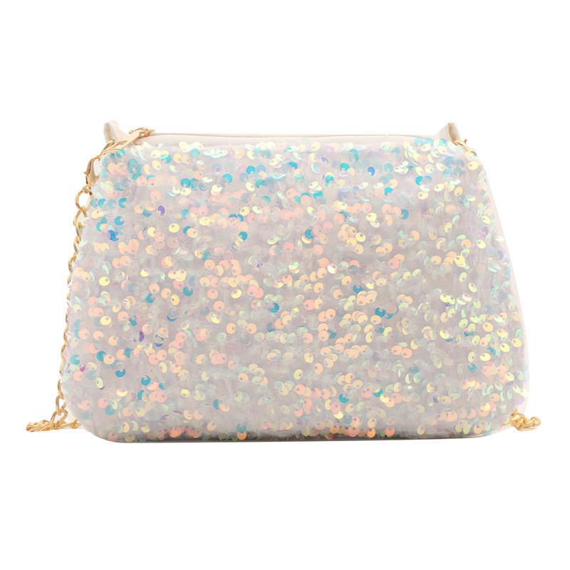Wholesale Unique Stylish Sequined Small Square Bag For Women With Chain Strap For Daily Use