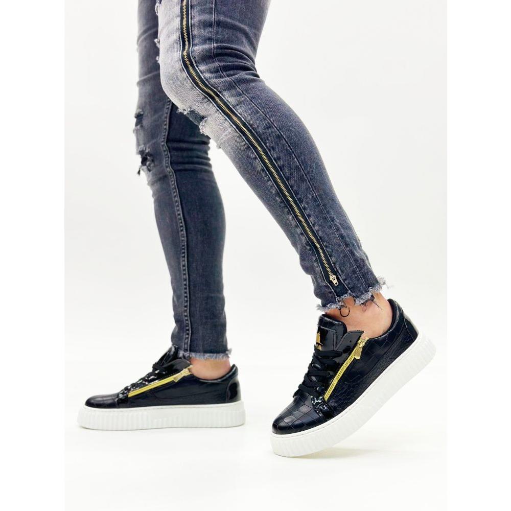 B308 Men's Casual Shoes Spring Summer Men Sneakers 2 Zippers Light and Comfortable Casual Shoes For Men Sports Shoes 4.5 Cm Sole