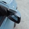 glossy black ABS Side Mirror Eyebrow Cover Trim 2pcs For Ford Maverick -