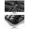 Heren Bordo Lichtgewicht Donsvest Opstaande Kraag Gekleed Mouwloos Warm Winter Gilet