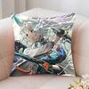 Feixiao Anime Game Honkai Star Rail Pillow Case Fashion Square Pillowcase Bedroom Sofa Room Ins Decoration Leisure
