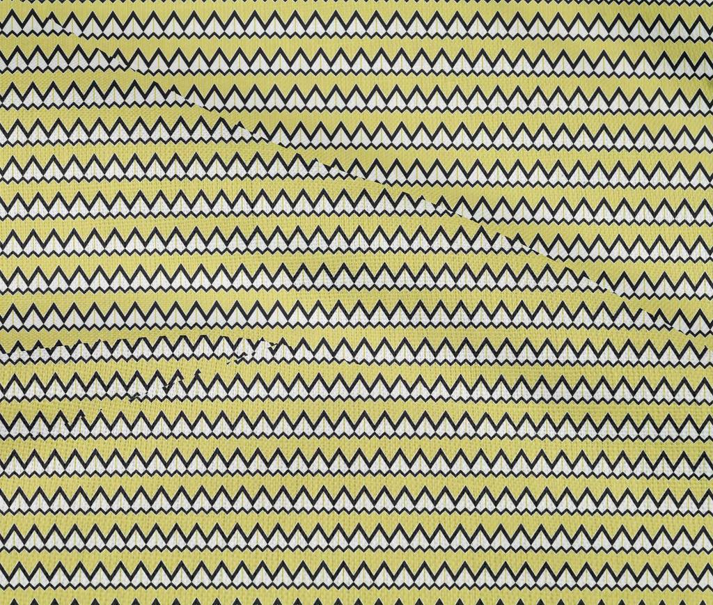 oneOone Cotton Flex Fabric Chevron Geometric A  Printed Craft Fabric BTY 40 Inch