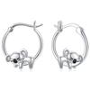 New Fashionable, Elegant, Light Luxury Ear Buckle, Advanced, Elegant, Fashionable, Round Design Jewelry Accessories
