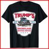 Trump's Snowflake Removal Service Funny Trump 2024 Black Cotton T-Shirt Unisex T-Shirt