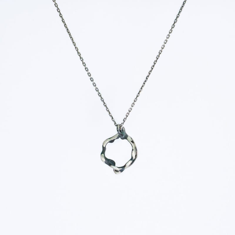 HARANG HR 295N_Wavy Ring Necklace