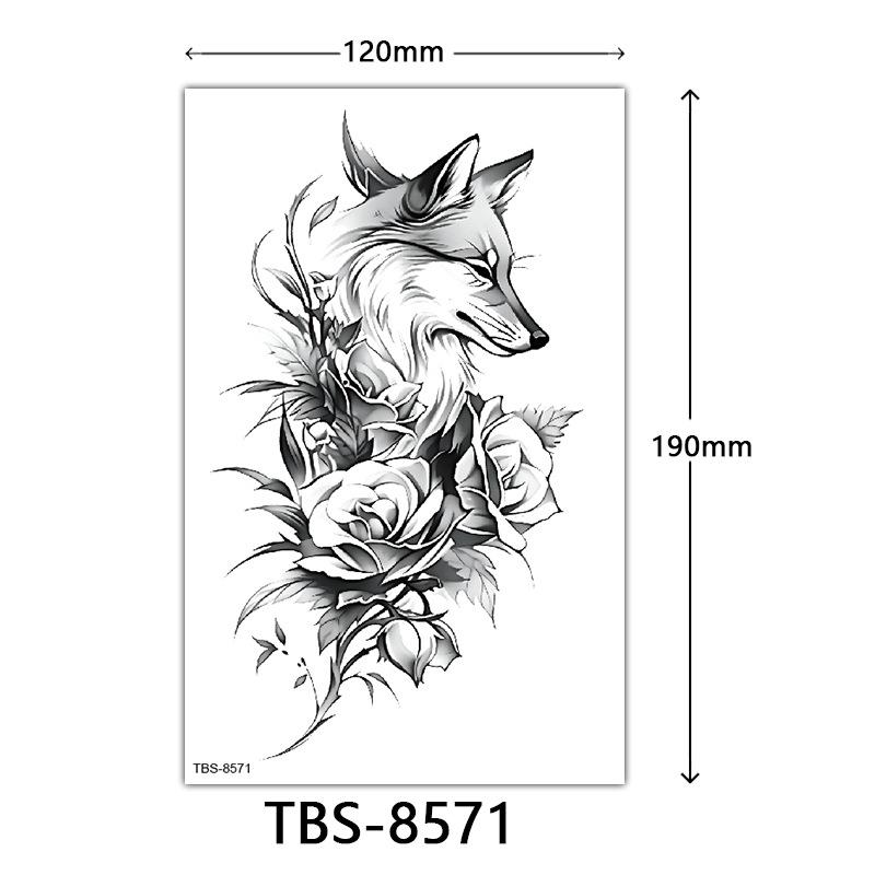 Waterproof Tattoo Sticker, Totem Character Animal Tattoo Sticker Tattoo