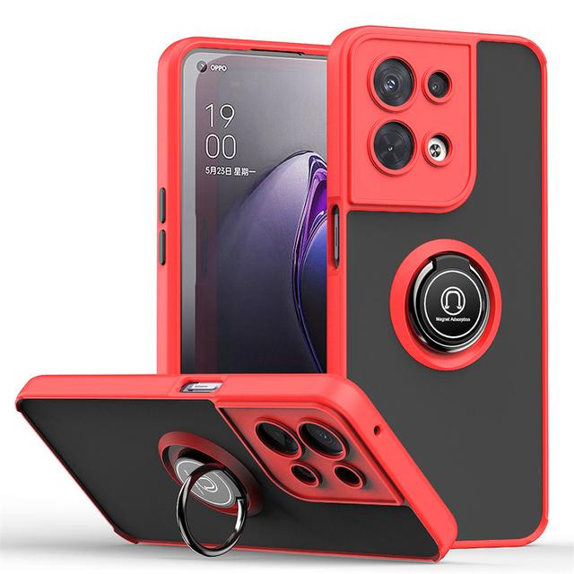 Magnet Matte Case For Oppo Reno 8 7 Z Find X5 Pro Lite A52 A92 A72 A73 A16 A16K A76 A5 A9 2020 5G Shockproof Hard Cover Funda