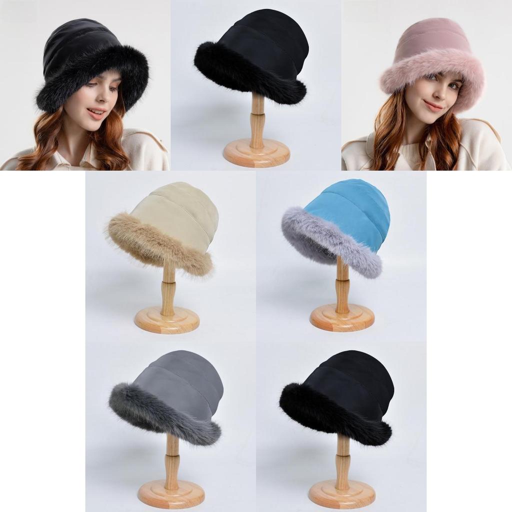 Winter Bucket Hat With Windproof Waterproof Features For Women Outdoor Use