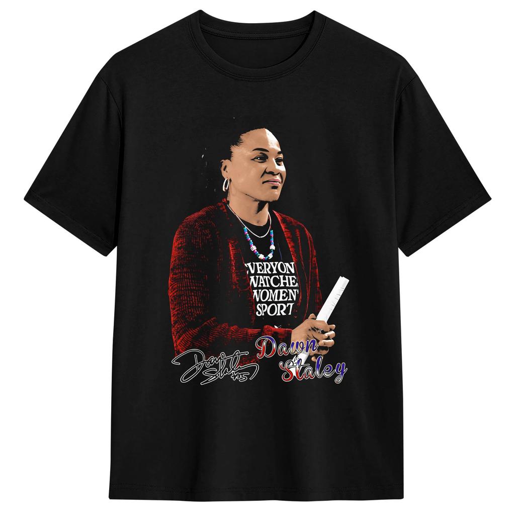 Dawn Staley Hey Boo TShirts Unisex  Fun Pure Cotton Tees Crew Neck Short Sleeve T Shirts Printed Tops
