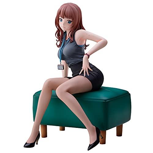 Doshima Illustration  A Senior Office Lady with Many Moles  Non-scale PVC & ABS Painted Complete Figure
