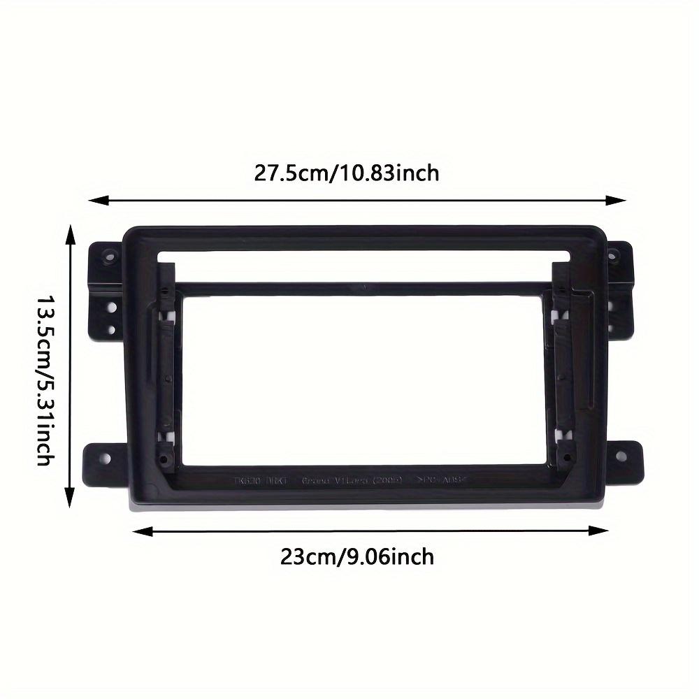 22.86 cm Radio Frame for Suzuki Grand Vitara Escudo 2005-2017, GPS Navigation Fascia Audio Faceplate Bezel Dash Mount Kit чёрный