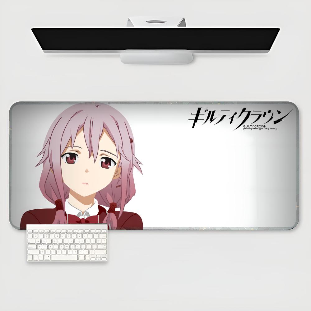 Guilty Crown Mouse Pad game teclado XXL Mouse Pad Large Computer Laptop Non-slip Keyboard Desk Mat Mousepad