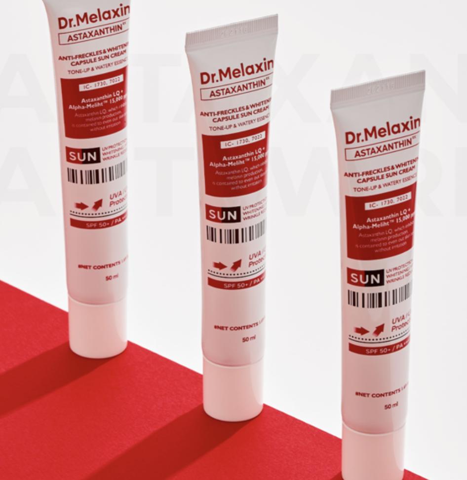 Dr.Melaxin Astaxanthin Whitening Capsule Sunscreen Radiance Hydrating 50ml Sun Care K-Beauty