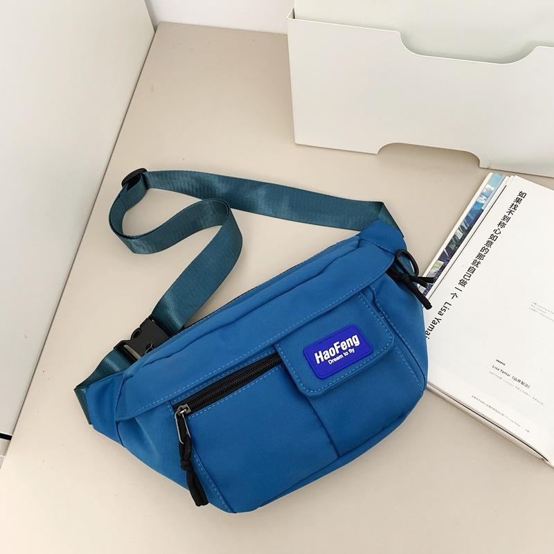 Crossbody Bag Men'S Trendy Brand Breast Bag Sports Cycling Backpack Tooling Bag Boys Students Outdoor Satchel Women'S Tide
