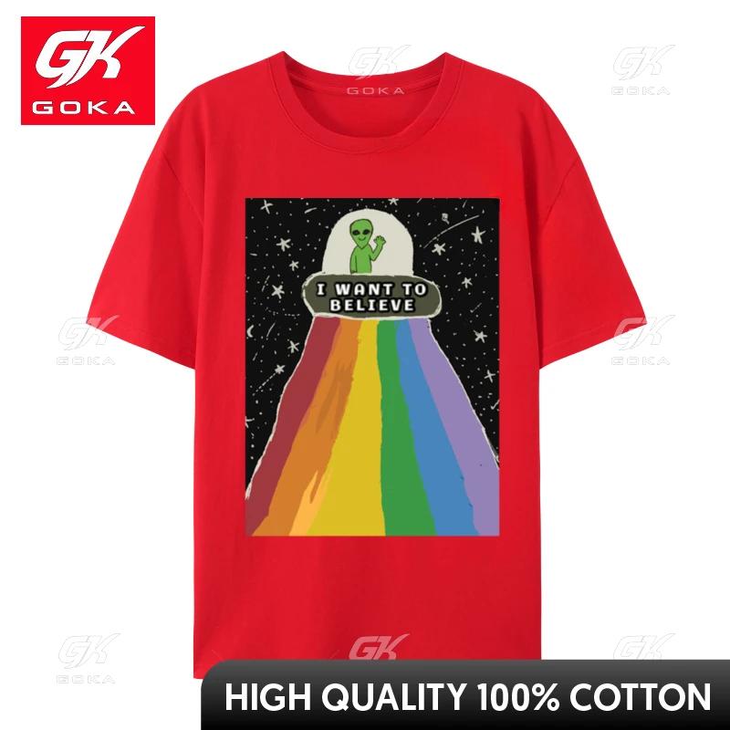 

I Want To Believe Child Is Art Design Summer TShirts for Unisex Cool Fall Tops Shirts Rife Fitness Tight T Shirts Camisa Cotton S