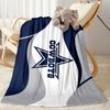 Dallas Blanket Soft Warm Cozy Perfect for Bed Picnics Chair for All Occasions Playful Design Best Holiday Gift for Friends Family