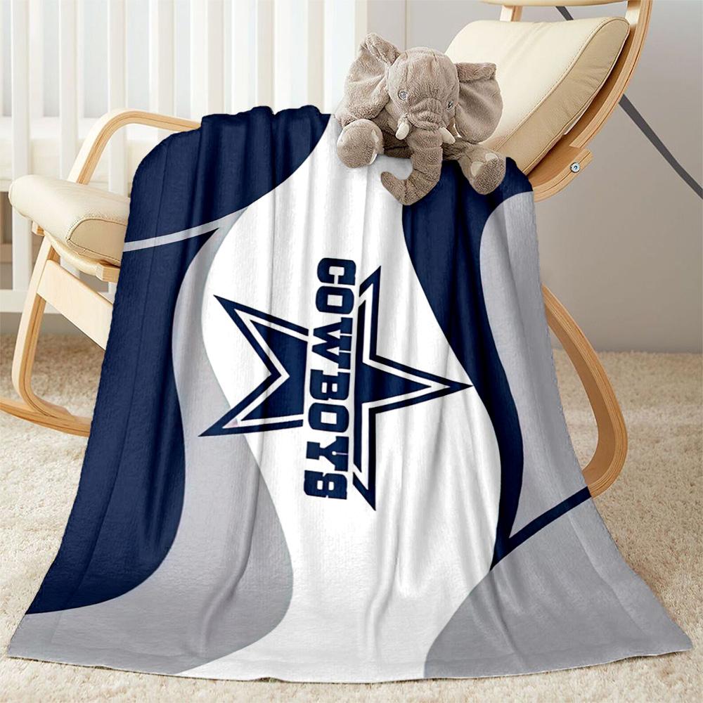 Dallas Blanket Soft Warm Cozy Perfect for Bed Picnics Chair for All Occasions Playful Design Best Holiday Gift for Friends Family