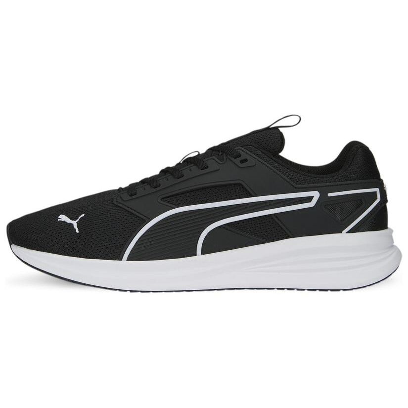 Puma Transport Sports Non-Slip Wear-Resistant Low-Top Running Shoes Unisex sneaker Black White 378169-01