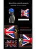 Cuscino per poggiatesta per auto in pelle stile britannico Union Jack