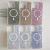 Clear Glitter Bling Magnetic Case for iPhone 14 13 12 Pro Max Plus Cover for MagSafe Wireless Charging Soft Silicone Cover Funda