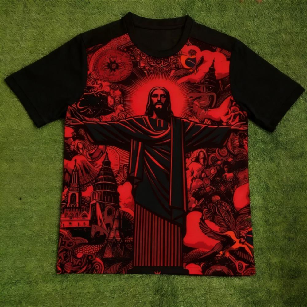 Fashion JESUS Printed T-shirt Summer Kids Casual Outdoor Girl and Boy Short Sleeved Tees Top Pullover