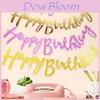 Vibrant Happy Birthday Banner For Festive Party Decoration And Cheerful Celebration