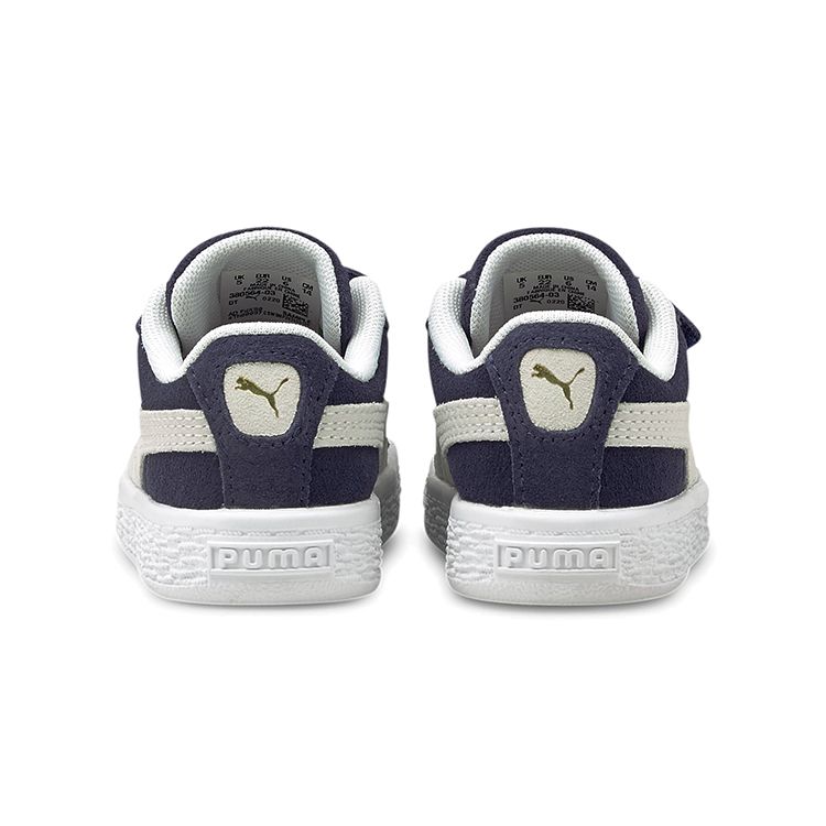 Puma Suede Classic 21 AC Infant Peacoat Baby Sneakers Blue White 380564-03