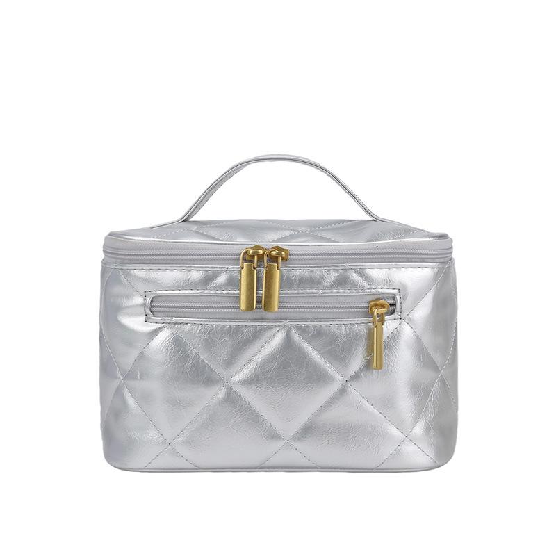 

Women Makeup Bag Large Capacity Cosmetics Storage Bag Travel Organizer Essentials Toiletry Bag Foldable Soldable Toilet Wash Bag 23x16x14cm