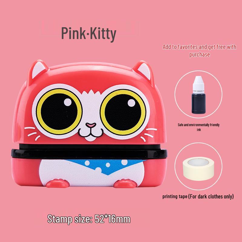 Personalized Name Stamps for Kids - Durable and Washable Name Clothing Stamps for Kindergarten Use