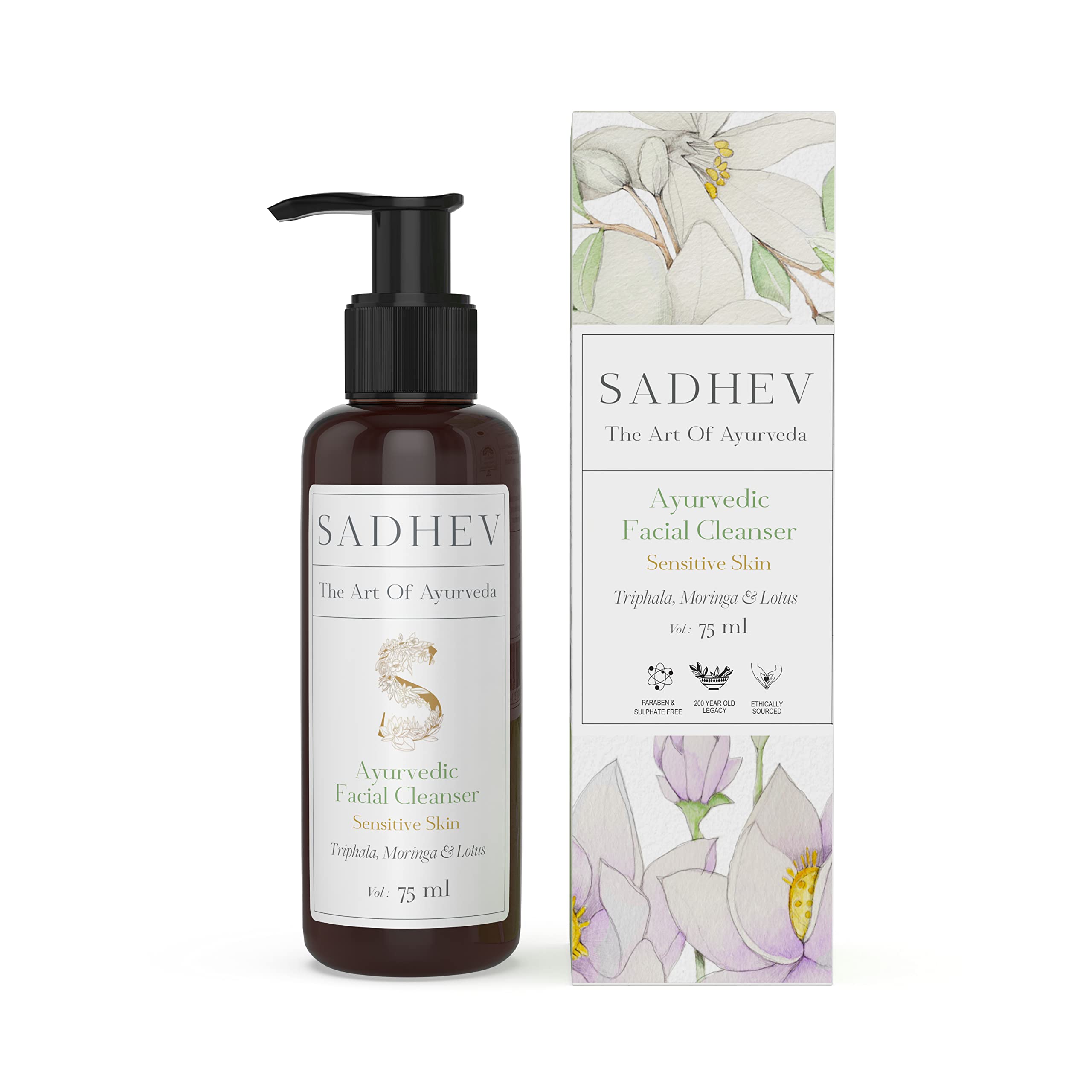Sadhev Ayurvedic Facial Cleanser Sensitive Skin - 75ml