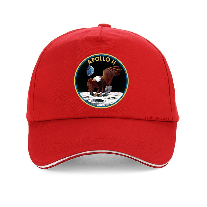 Usa Apollo 11 50Th Anniversary Moon Landing Print Baseball Cap Unisex Cool Summer Adjustable Dad Hat Snapback Hats