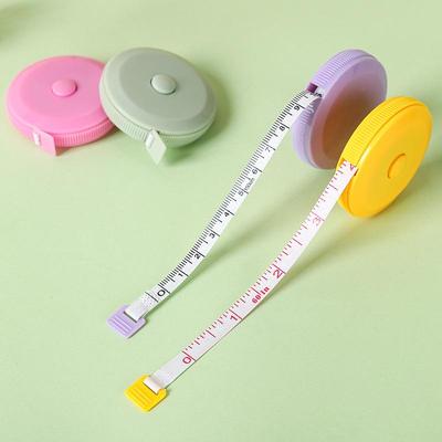 Tragbares 1,5 m weiches Leder Einziehbares Maßband für Mehrzweckanwendung